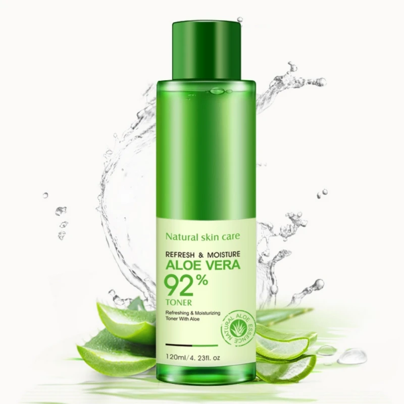 

Natural Toner Aloe Vera Gel VC Essence Skin Care Moisturizing Vitamin C Dilutes Pore Oil Control Nourishment Clear Toner 120ml