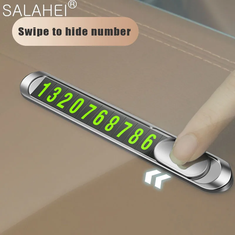 Автомобильная промежуточная парковочная табличка с номером телефона для Citroen DS C2