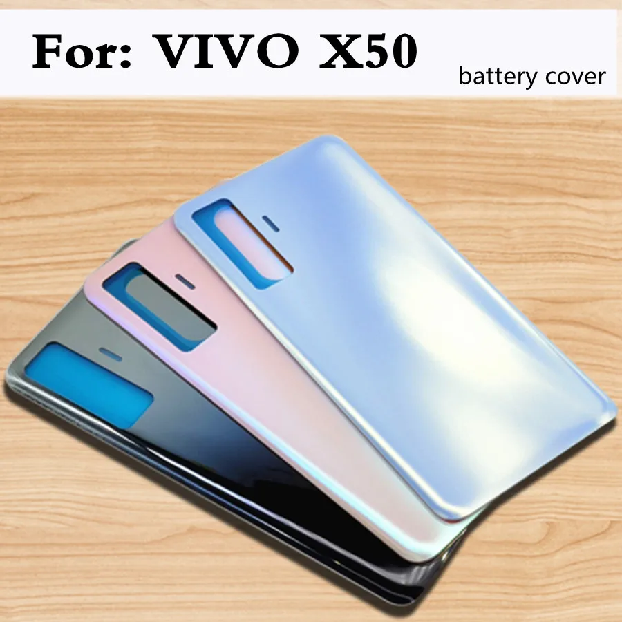 

Задняя крышка батарейного отсека для VIVO X50, запасные части, задняя крышка для Vivo X50, задняя крышка