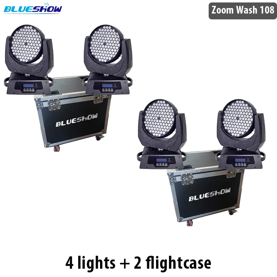 Без налога F светильник чехол 4x Лира зум мытья этапа 108 шт. светодиодный