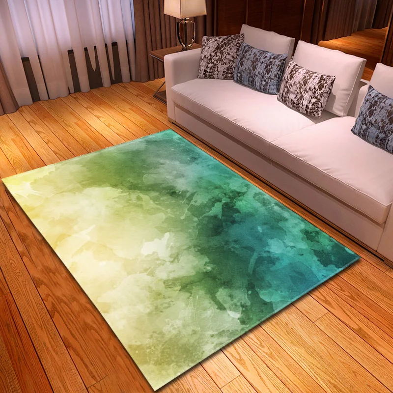 Современный модный ковер мягкие фланелевые Коврики для спальни напольный коврик
