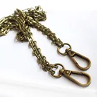 DIY 120 см 12 мм металлический сменная цепь сумка ремень с пряжкой сумка с цепочкой, цвета: золотистый, серебристый черный ручек сумок от anse de sac