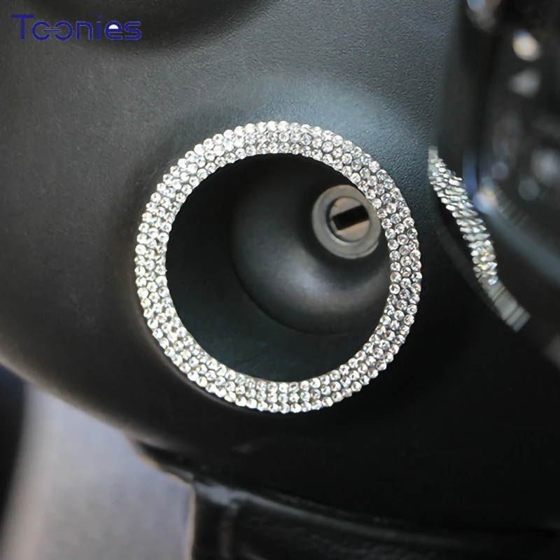 Блестящее сверло зажигания автомобиля Замочная скважина для декоративных колец