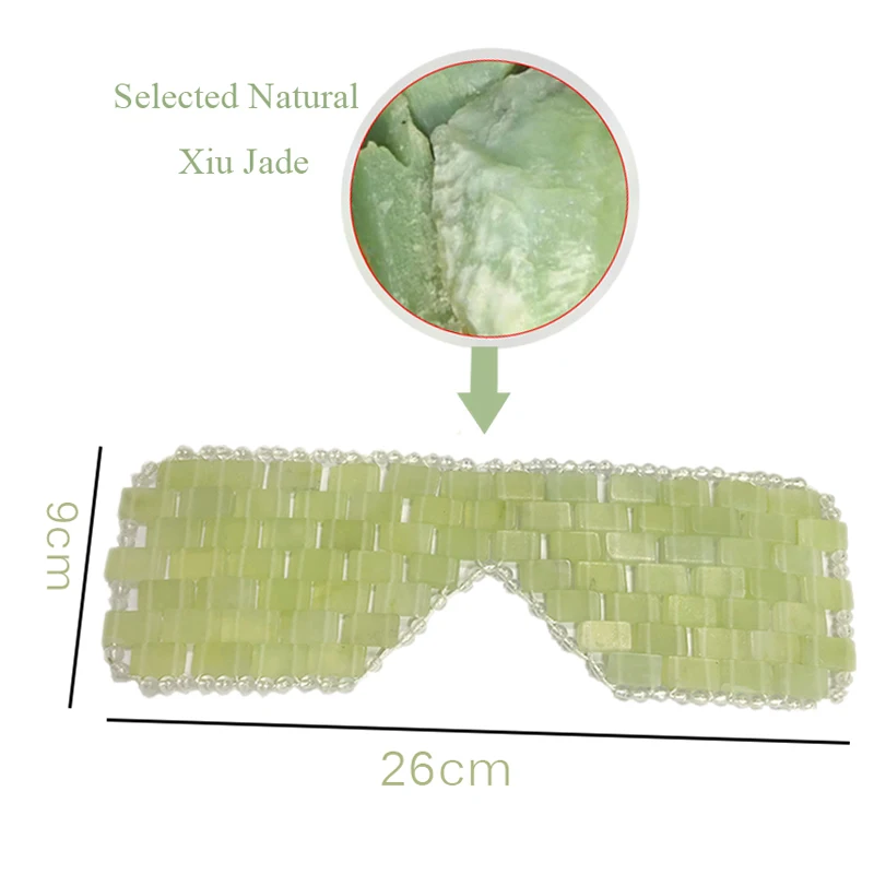 Натурального нефрита маска для глаз роликовый массажер лица доска гуаша