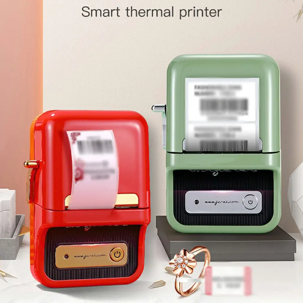 

New Thermal Label Printer Handheld Small Commodity Supermarket Barcode Two-Dimensional Code Labeling Machine
