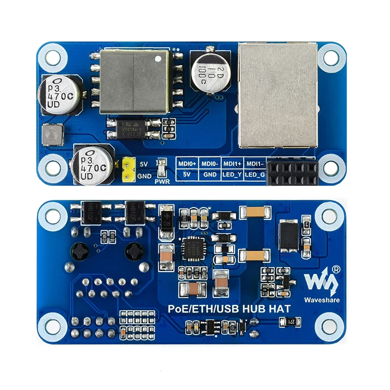 Usb-хаб Ethernet Raspberry Pi Zero PoE 1 x RJ45 3 USB-порты 802.3af совместимый с Zero/W/WH | Компьютеры и офис
