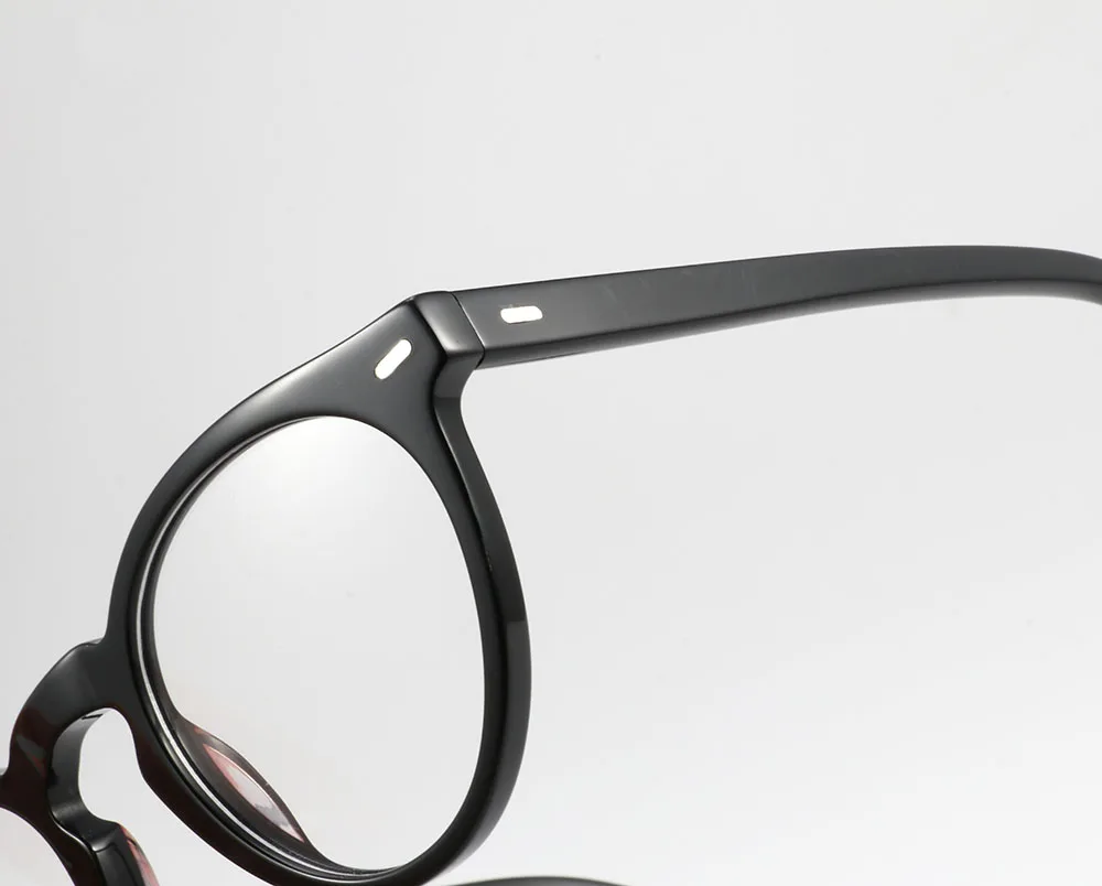 Круглые Wonen мужские Оптические очки ацетат Gafas близорукость Oculos De Grau мужские очки оправа