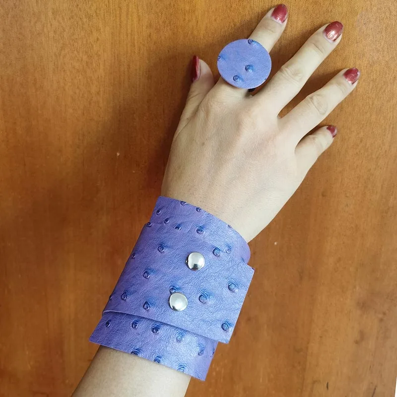 Женский кожаный браслет в стиле Бохо вечерние принтом змеиной кожи | Украшения и