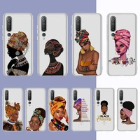 cartoon south africa woman phone case for redmi note 5 7 8 9 10 a k20 pro max lite for xiaomi 10pro 10t