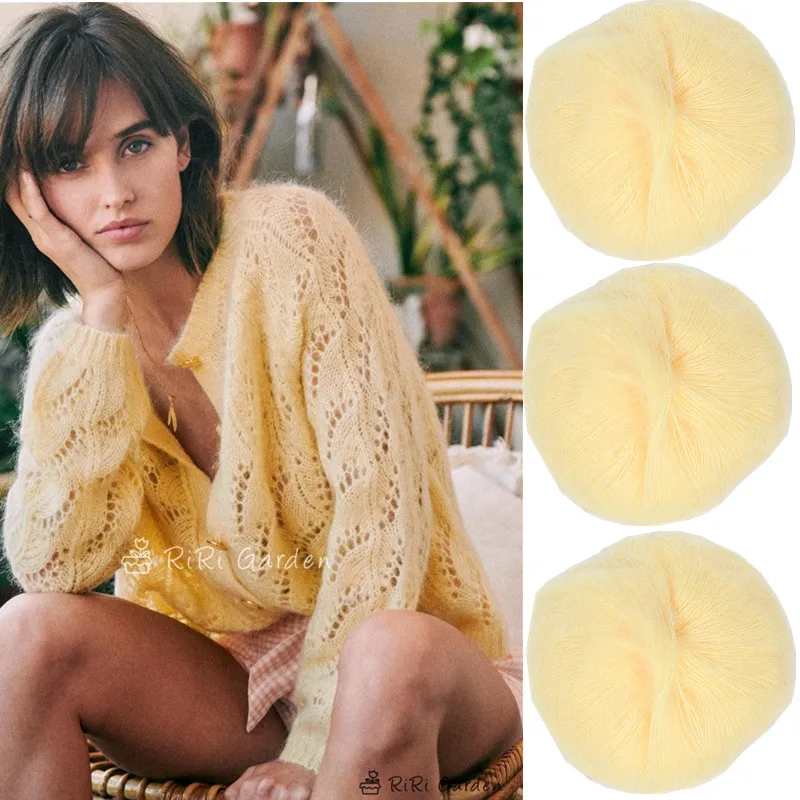 31 цвет 25 г/шар Ангола любовные чувства тонкий мохер шерсть пряжа плюш тонкая