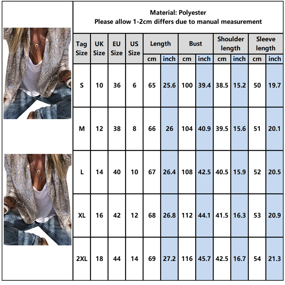 

NEW Sequins Blazers Women Long Sleeved Shiny Party Blazer Coat Silver Sequin Office Ladies Blazer Jacket Female Chemise