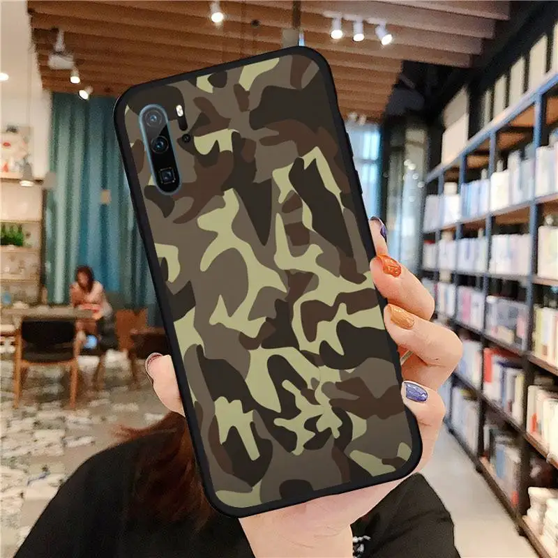 

Camouflage Phone Case For Huawei honor Mate P 9 10 20 30 40 Pro 10i 7 8 a x Lite nova 5t
