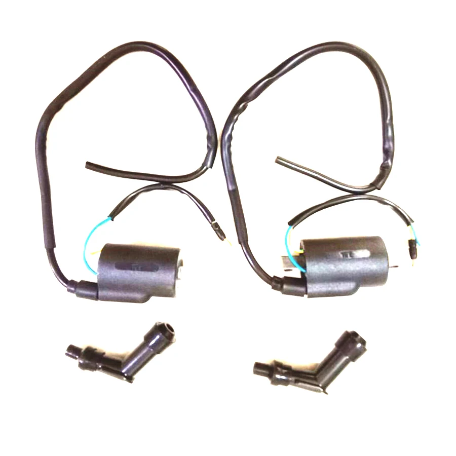 1 Пара катушек зажигания с колпачками свечей для CB350 CL350 SL350 CL450 CB450 CB500 CL500