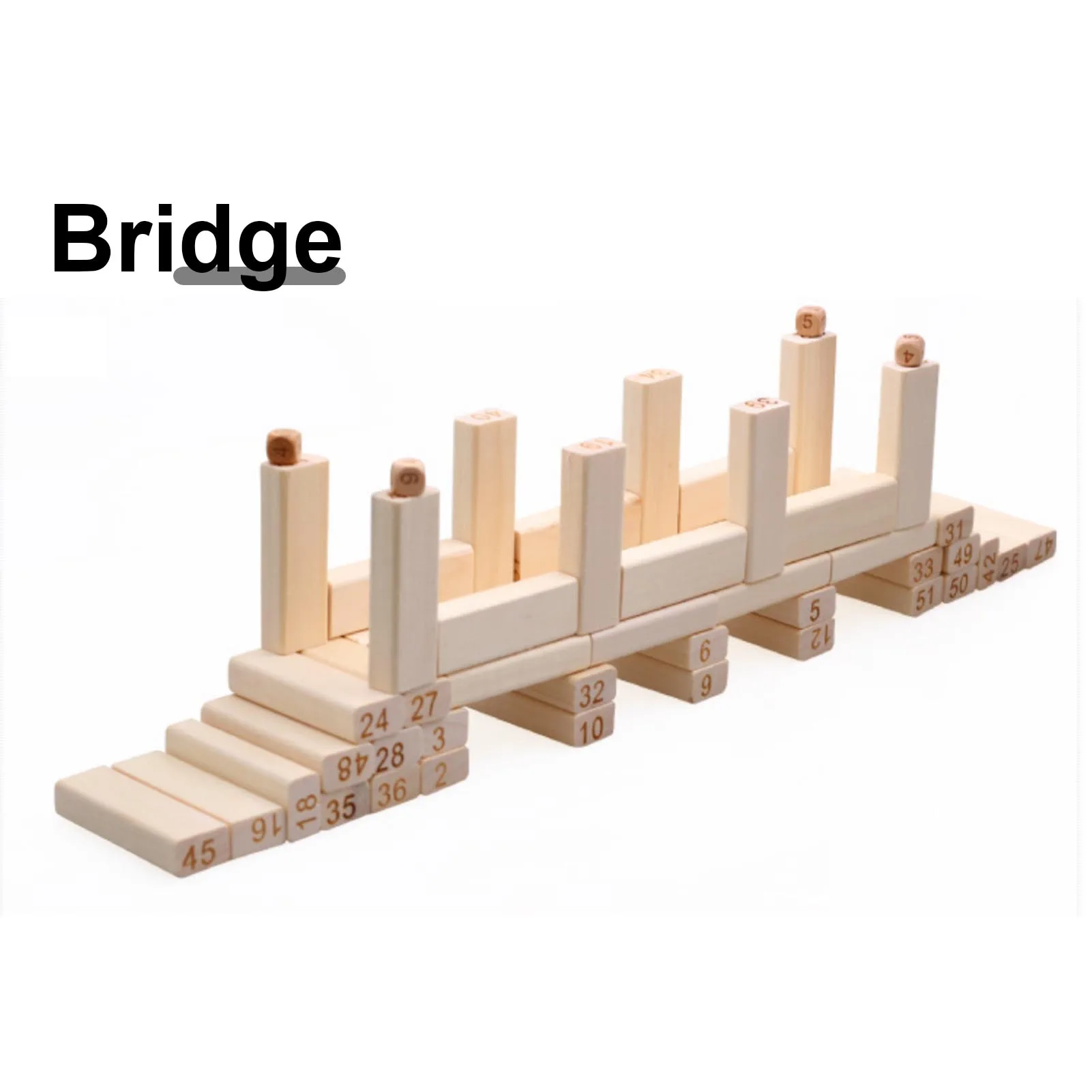 

Wooden Building Blocks Early Educational Toys Skill Stack Grown Up Toys Tower Collapses Games Kids Gifts Natural Color Blocks