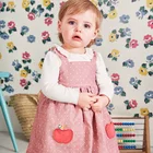 Apple Appliques Девочки одеваются Little maven Марка Осень Малыша Элегантное платье для детей Осень Одежда Детское платье без рукавов