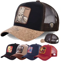 newest brand anime cap 20 styles cartoons mesh cap cotton baseball cap for men women trucker hat gorras casquette dropshipping