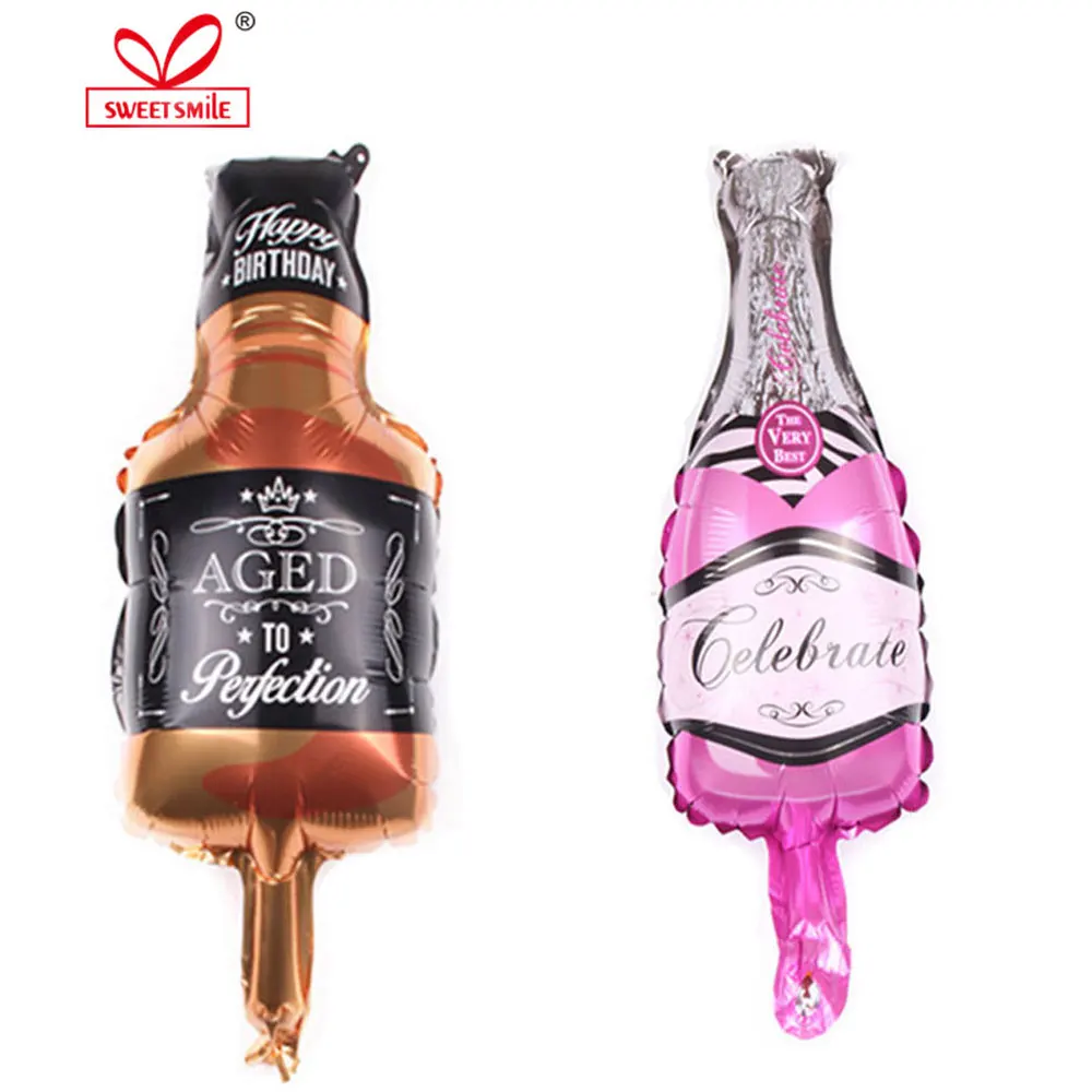 16 дюймов бутылки вина Виски фольги воздушный шар Дети воздушные шары с днем