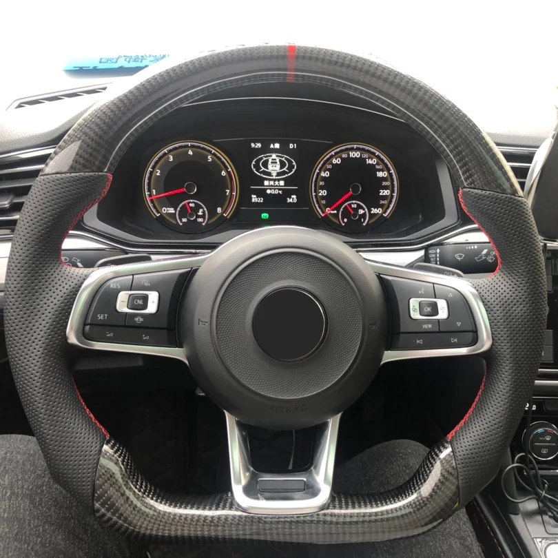 Для Volkswagen Golf 7 GTI R MK7 Polo Scirocco Jetta Tiguan индивидуальный Углеродный волокно