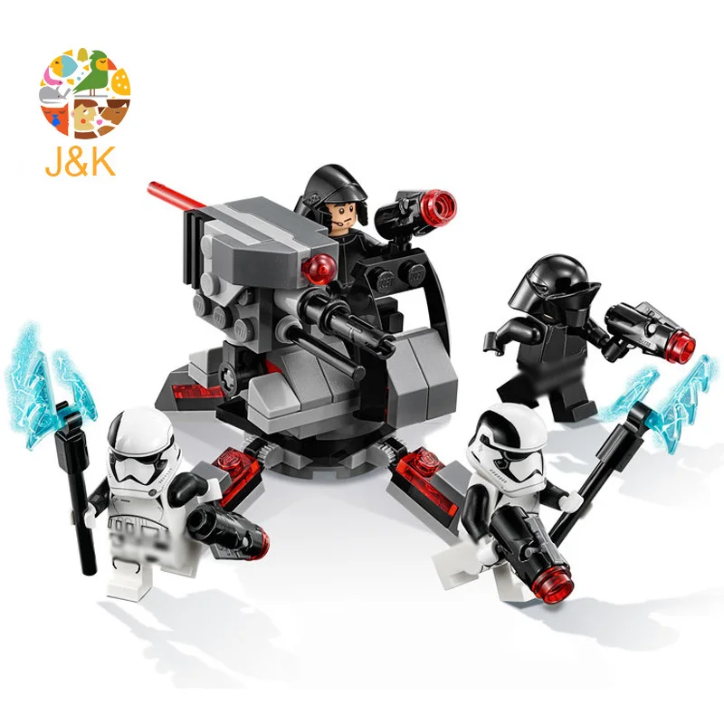 75197 132 шт Звездные серии войны первый заказ специалисты боевой пакет строительные