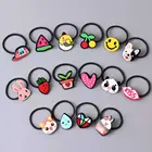 Сердце акриловые животные девушки мини аксессуары корейская веревка волос повязка для волос ребенок