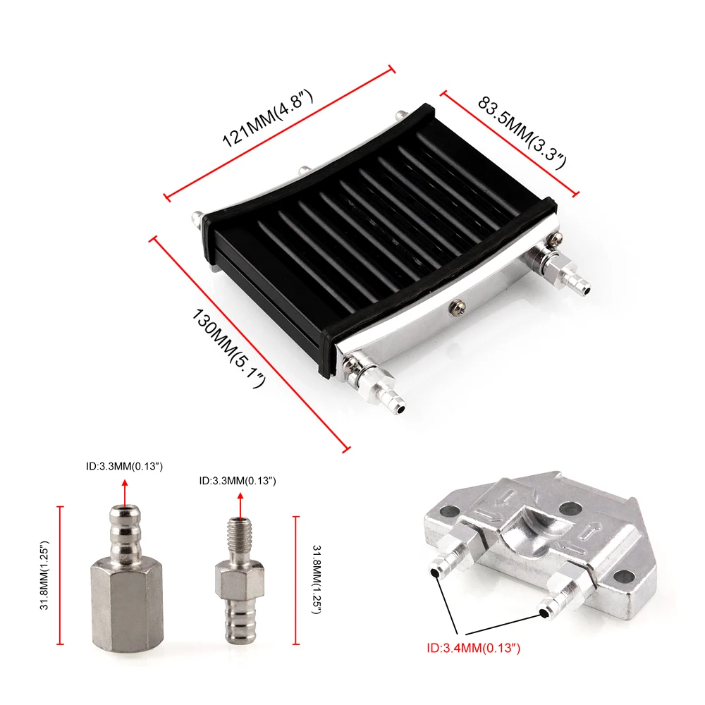 Радиатор для мотоциклетного масляного охлаждения комплект радиатора 50 70 90 110 125