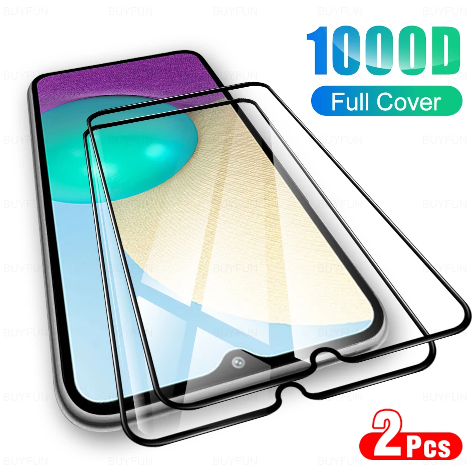 

2 Pcs Screen Protector Tempered Glass For Samsung Galaxy A02 A01 Core A03s 6.5" Front Full Coverage Protective Film SM A022 F G