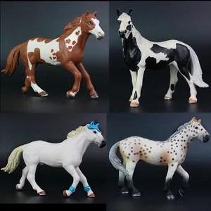 Модель лошади из ПВХ, симуляция дикой природы, коллекционная игрушка Клайдсдейл, экшн-фигурки