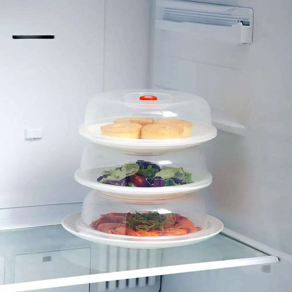 

Microwave Food Anti-Sputtering Cover Heat Insulation Food Cover PP Food Splatter Guard Refrigerator Food Fresh Keeping Lid