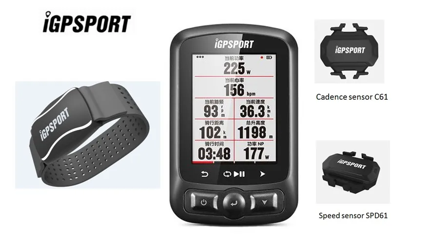 HR60 с I gps портом IGS 618 Велокомпьютер gps Bluetooth ANT - Цвет: 10