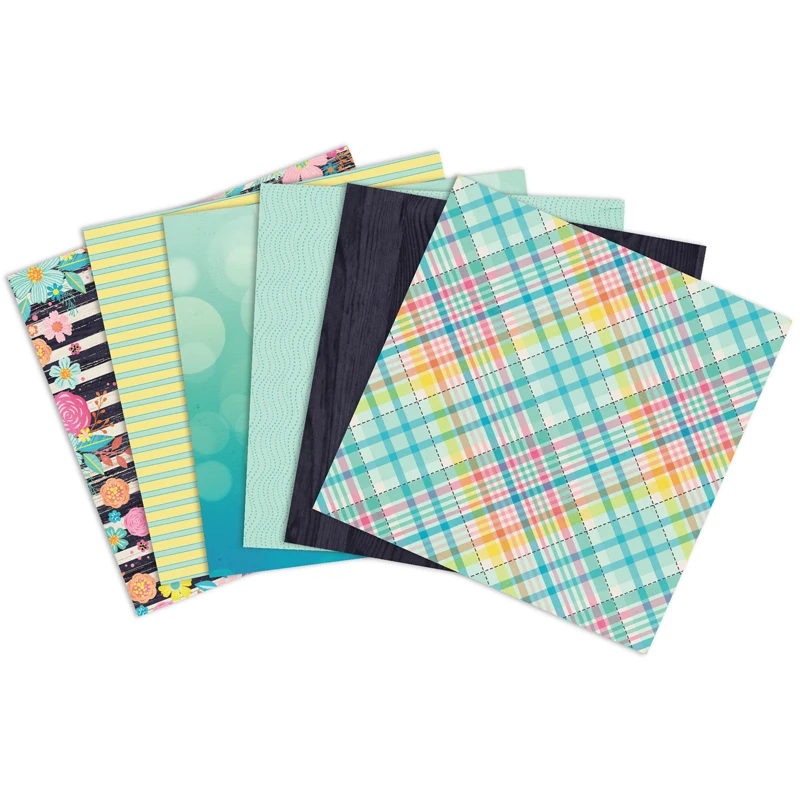 12 шт. 6 дюймов с одной стороны лучше цветочный узор креативная бумага для