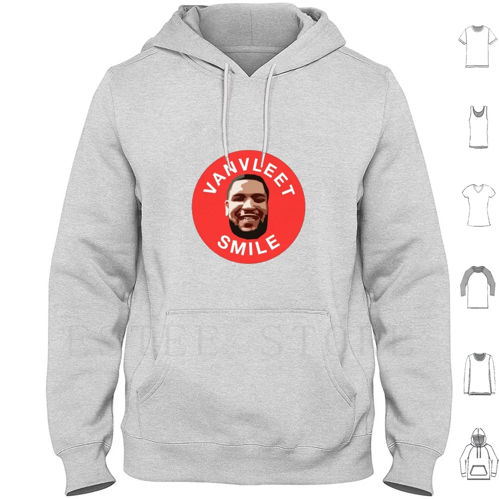 Худи Vanvleet с улыбкой длинным рукавом рэпторы улыбками баскетбольный рэптор Дрейк