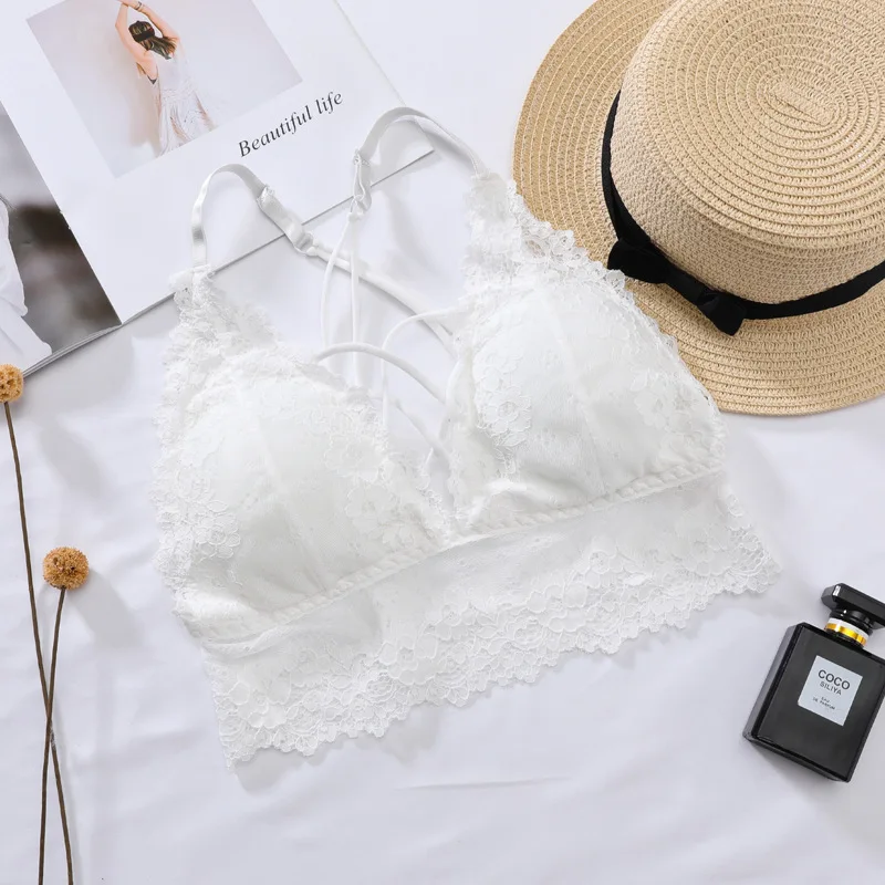 

Push Up Bra Beauty Back Lace Wrapped Chest Pad Gather Light Lady Underwear