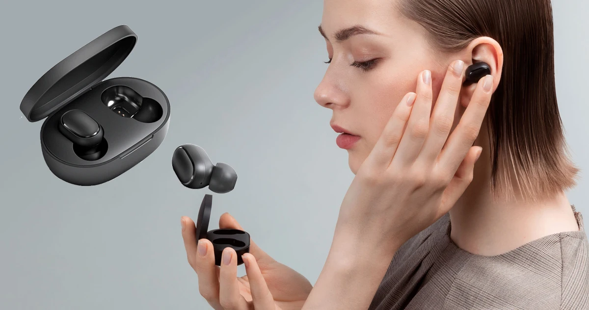 Xiaomi Redmi Airdots, оригинальные беспроводные наушники Xiaomi, TWS, глобальная версия, голосовые Bluetooth 5,0, шумоподавление с микрофоном