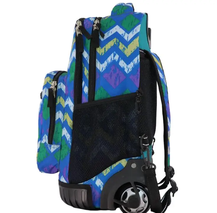 2019 новая Студенческая сумка чемодан на колесиках рюкзак Начальная школа