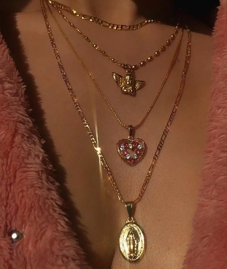 Колье для женщин с сердцем и кристаллом Роза кружевной воротник ключицей