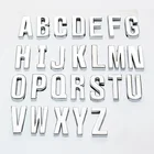 1 шт. Алфавит A-Z 30 мм хромированные цветные слайды буквы из цинкового сплава для самостоятельного изготовления браслетов и Ошейников для питомцев ювелирных изделий