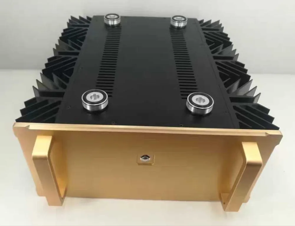 A65/A70/P7100 большой Hi-Fi enthusiast усилитель мощности все алюминиевые пустые шасси(Размер: 430*200*460 мм