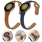 Тонкий кожаный ремешок 20 мм 22 мм для часов Samsung Galaxy Watch 44 Classic Band 44 мм Galaxy Watch 3 41 мм Active 2 Sport 454046 мм Correa