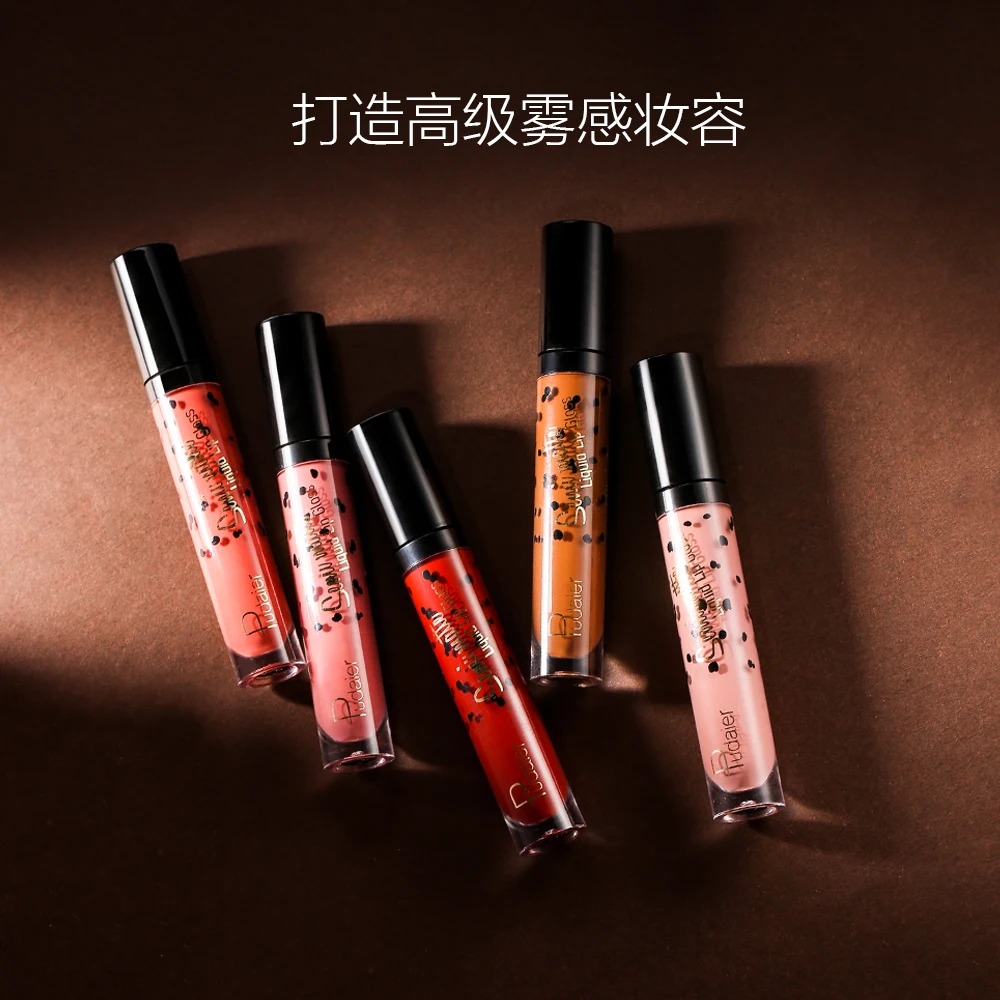 New arrival Waterproof Nude Matte Velvet Lip Gloss liquid Lipstick Balm Sexy Red stick Tint 12 Color Women Makeup Gift |