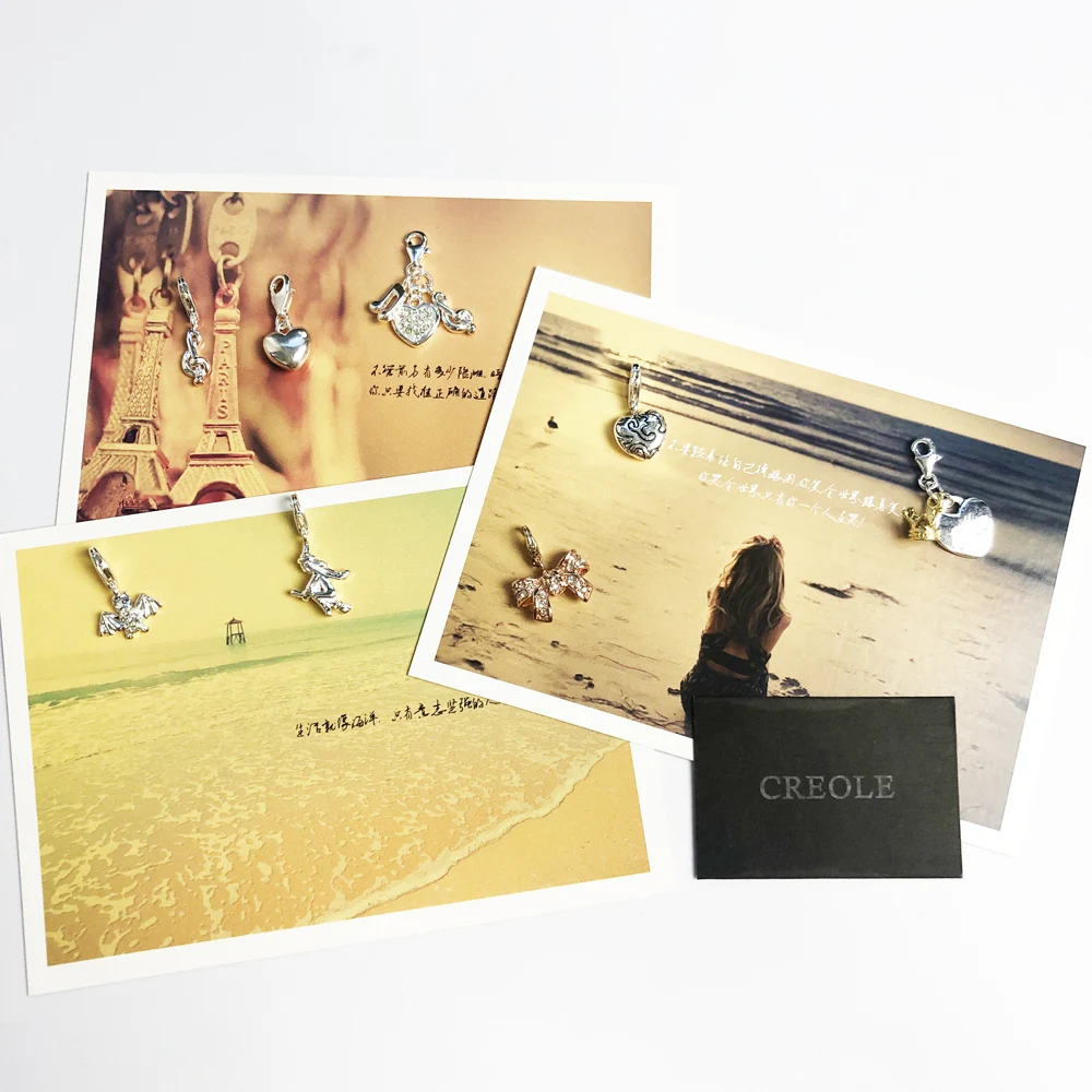 Подвеска-Шарм любовь из серебра 2019 пробы с изображением тройного ключа лука