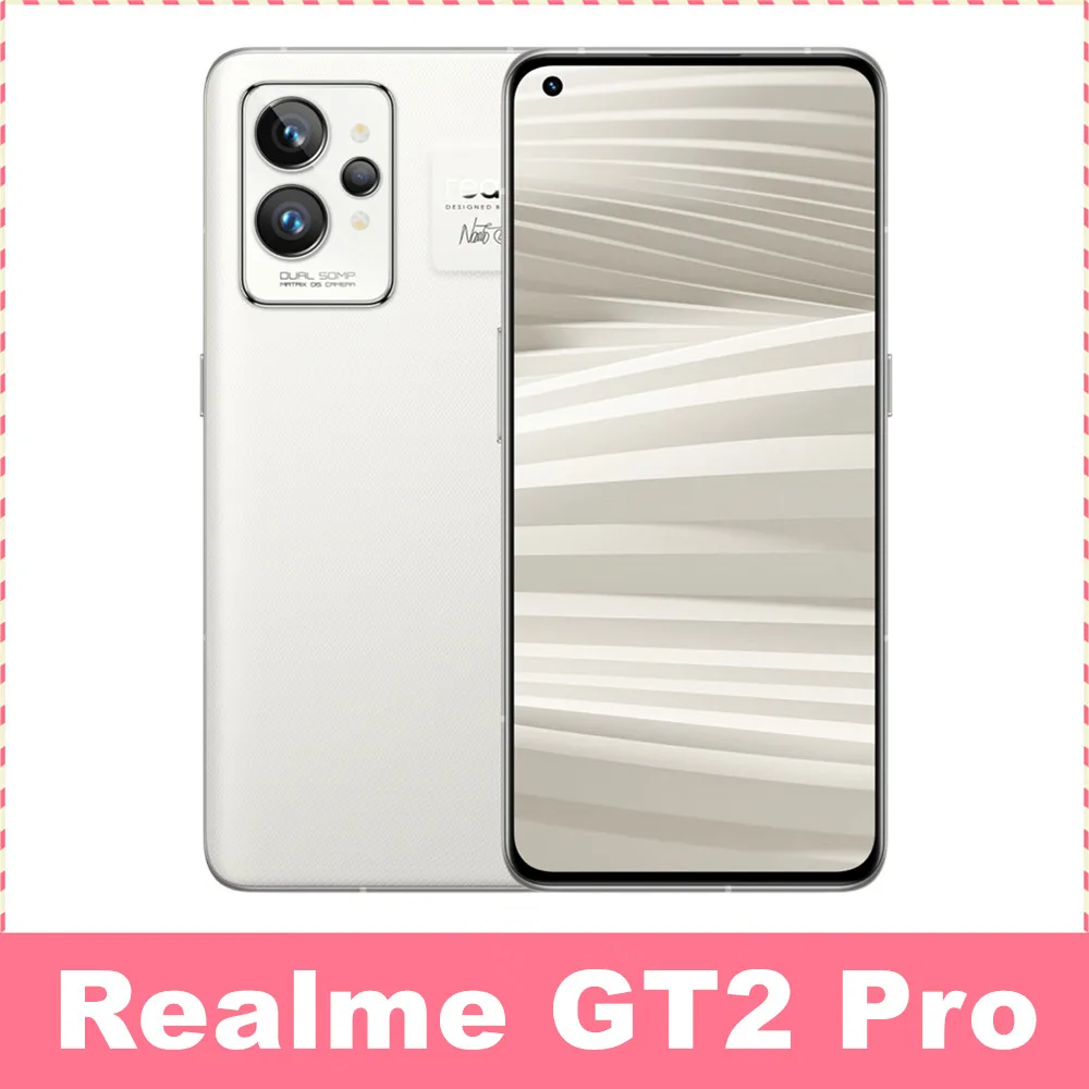 Смартфон Realme GT 2 Pro GT2 Snapdragon 8 Gen 1 Android 12 6 7 дюйма 2K AMOLED бесступенчатый экран с рамкой
