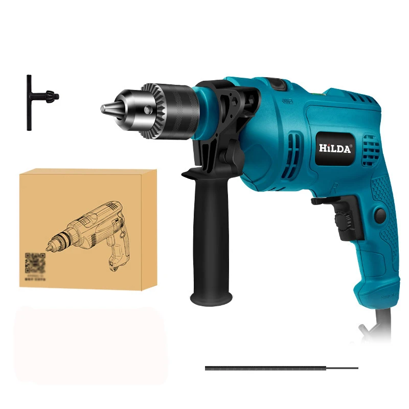 Электрическая дрель электроинструменты многофункциональный набор ударной