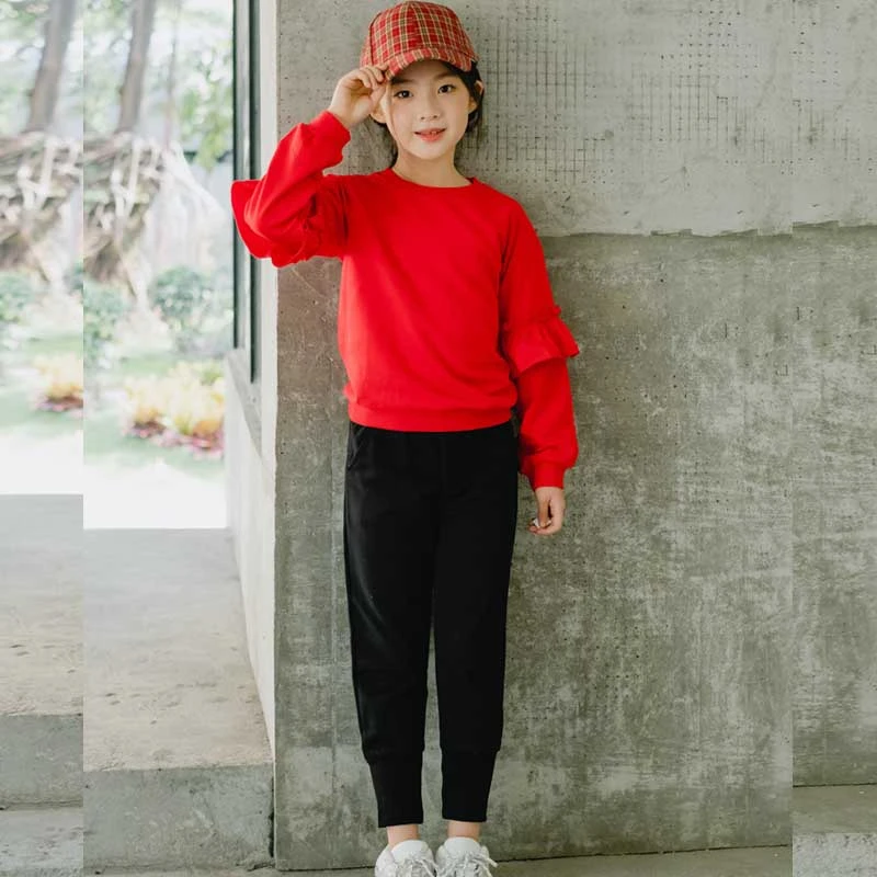 

2020 Autumn Teenage Girls Casual Clothes Sets Baby Girl Tops Sweatshirt And Pants Set Children 2 Pieces Set Sports Suits Fall