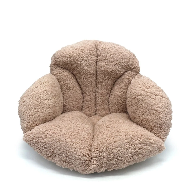 Beige Многофункциональная мягкая плюшевая подушка для дивана, автомобиля, стула, гостиницы, украшения дома, многофункциональная Складная утолщенная Подушка для стула - Цвет: Beige