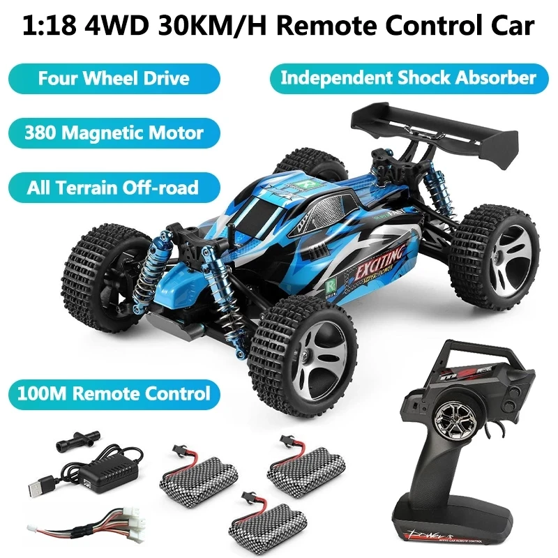 30 км/ч высокоскоростной радиоуправляемый гоночный автомобиль независимый