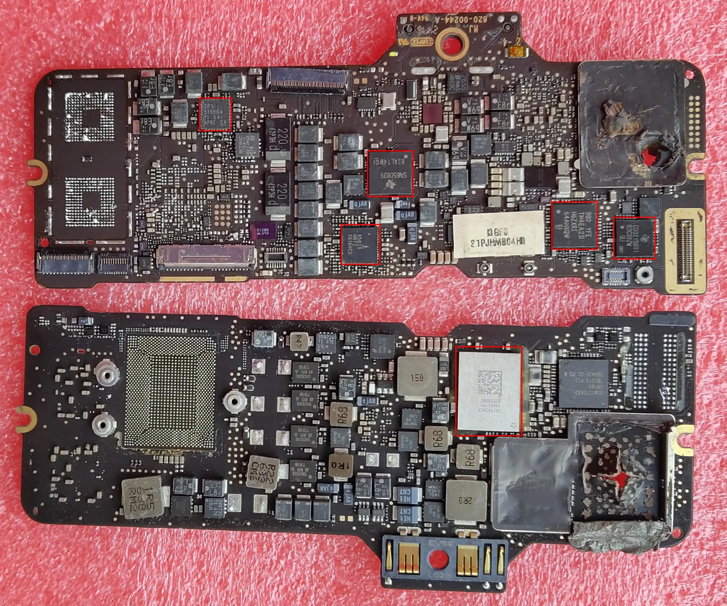Для MacBook Pro A1534 ремонтная неисправная материнская плата 820-00244 820-00244-A с SMC/BIOS 980 CD3215B01