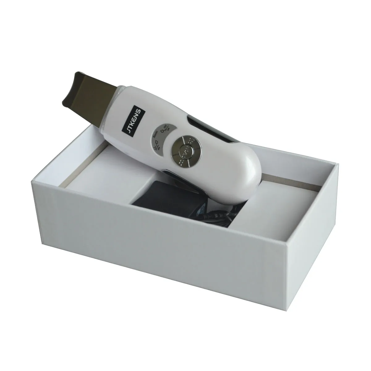 Kopen Draagbare Oplaadbare Ultrasone Galvanische Ion Huid Reinigen Huid Scrubber Peeling Facial Cleaner Massager Gezicht Schoonheid