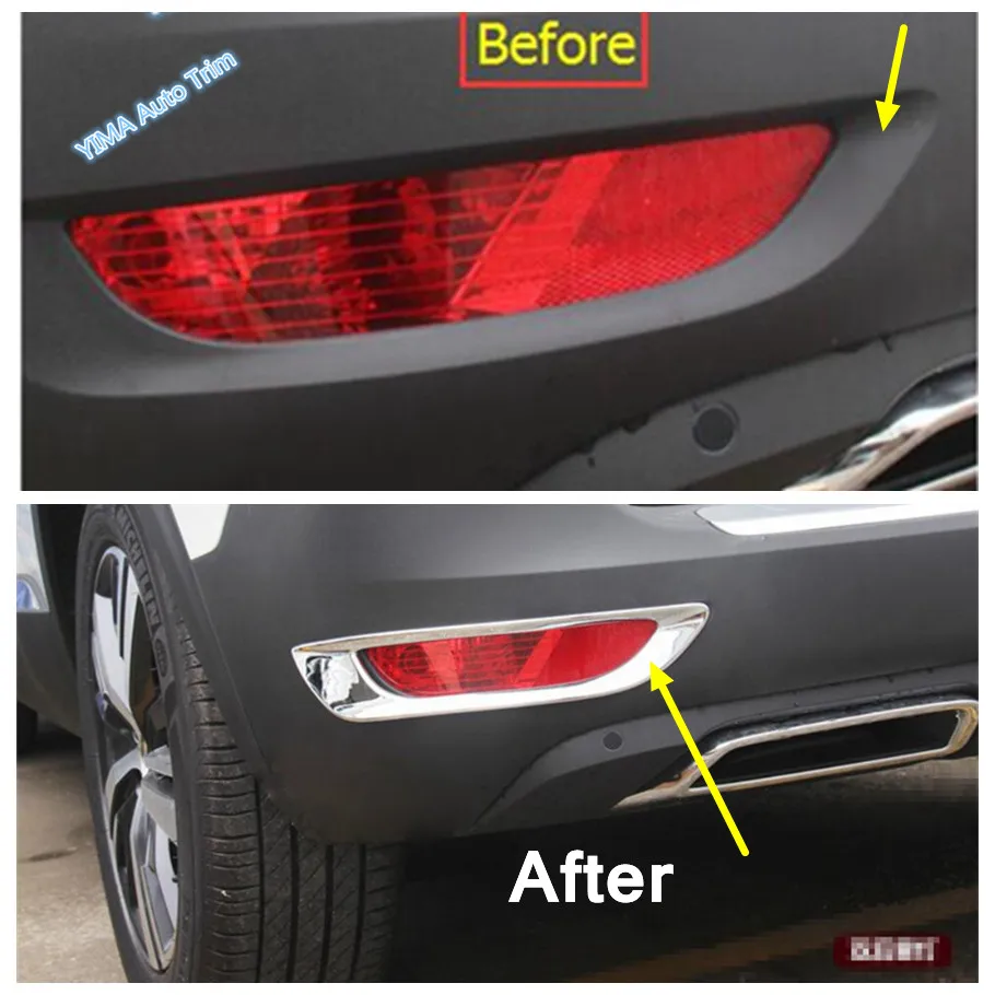 Задние/передние противотуманные фары для стайлинга автомобиля обшивка фар 2