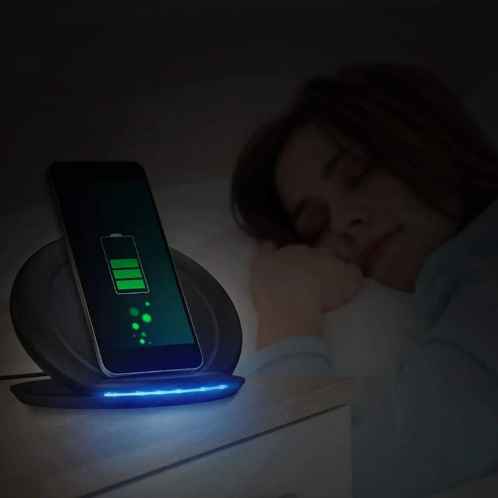Беспроводное зарядное устройство Qi для Iphone X 8 11Pro подставка наушников 10 Вт