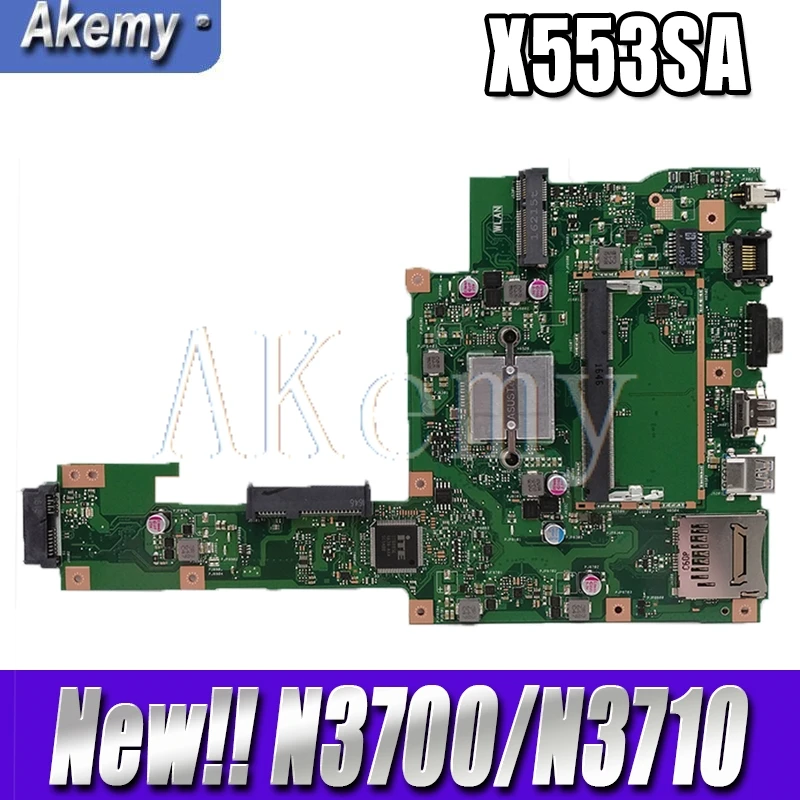

New ! Akemy X553SA Motherboard For Asus X553SA X553S X553SA F553S A553S Mainboard 100% test OK W/ N3700/N3710 CPU